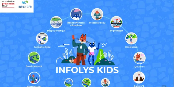 visuel Journ&eacute;e Mondiale de l'Eau : Lancement d'INFOLYS KIDS