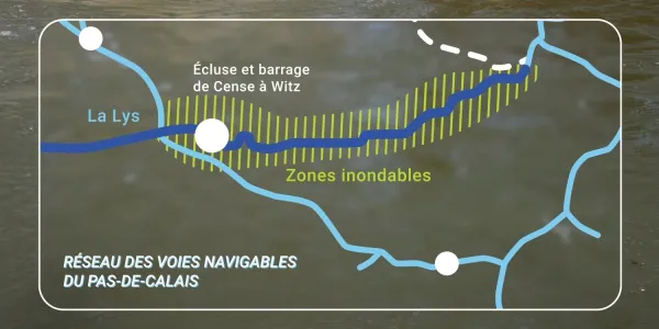 visuel VNF et SYMSAGEL : face aux inondations