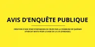 Enquête publique - Création de la Zone d’Expansion de Crues de Quernes